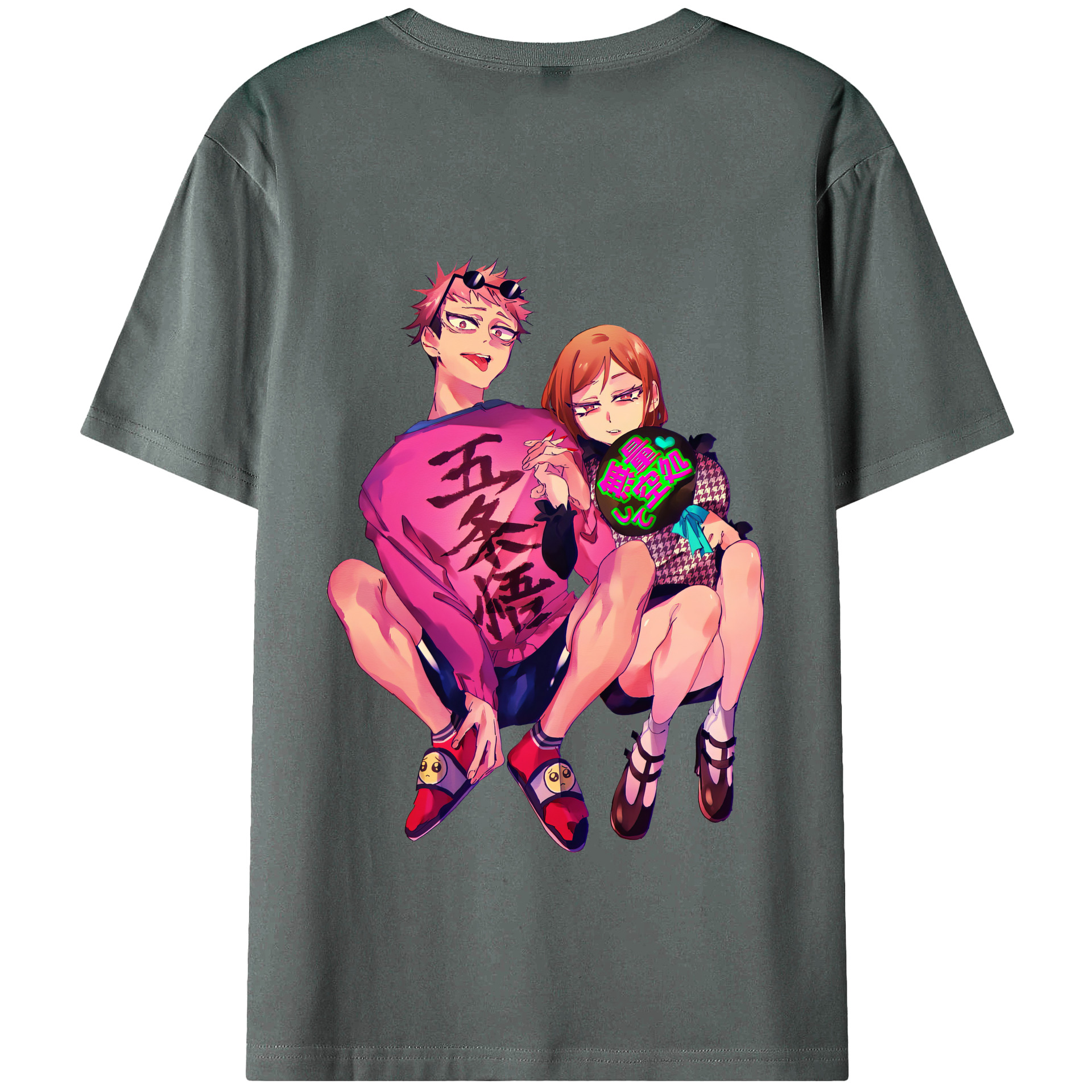（画像用） 呪術廻戦 Jujutsu Kaisen 綿100％半袖Tシャツ（背面プリント）